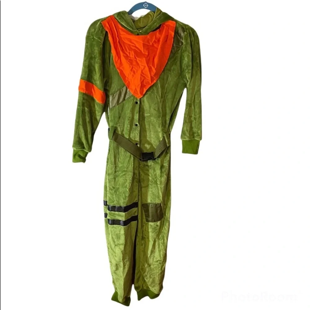 FortNite Rex Dinosaur Halloween Pajama Costume Kids Size L/XL Good Condition